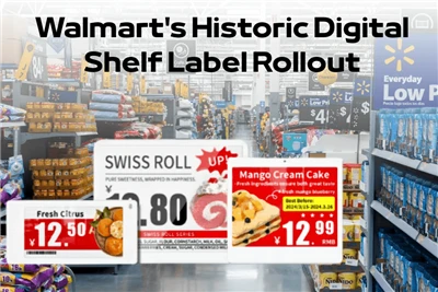 Lanciamentu di l'Etichetta di Scaffale Digitale Storicu di Walmart