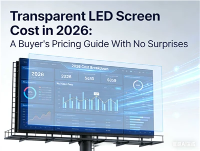Costu di Screen LED Trasparente in 2026 Una Guida di Prezzi di Cumpratore Sen...