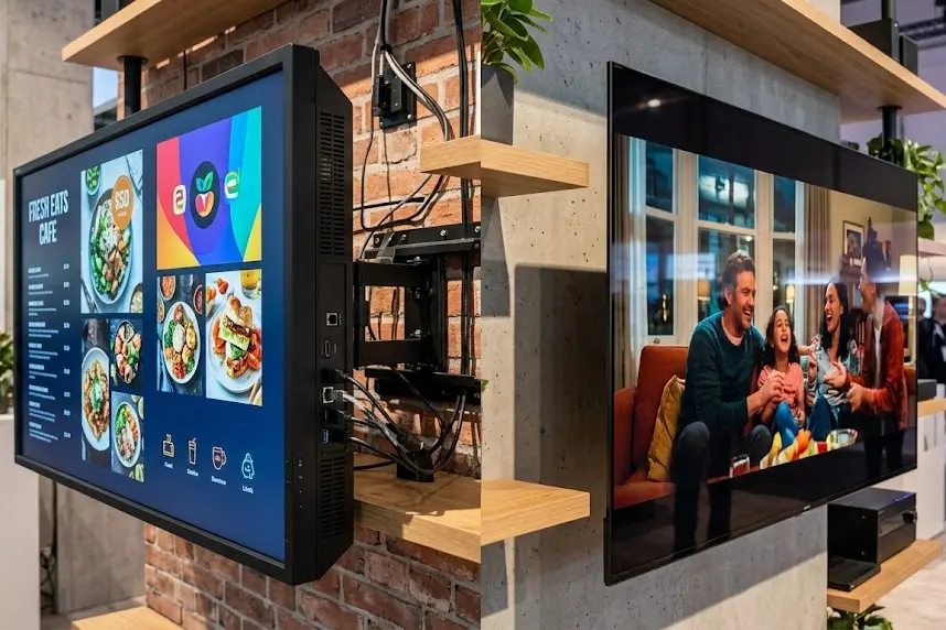 Display Commerciale vs Consumer TV: Differenzi Chjave, Costi Reali, è Cumu Sc...