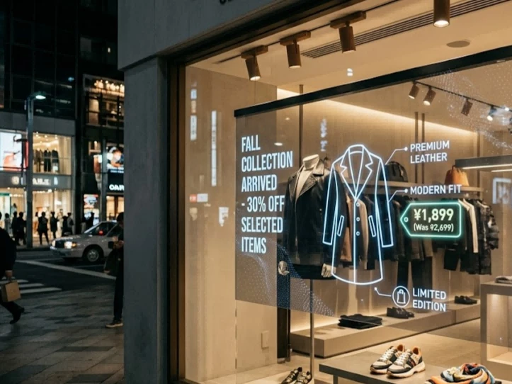 Trasfurmà u Retail cù Avanzate See Through Screen Displays LCD
