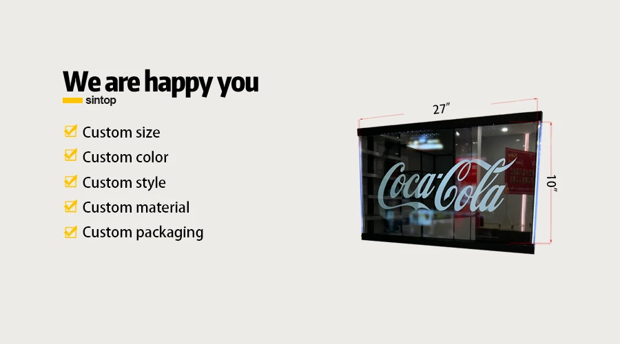 27x10 Transparent touch screen