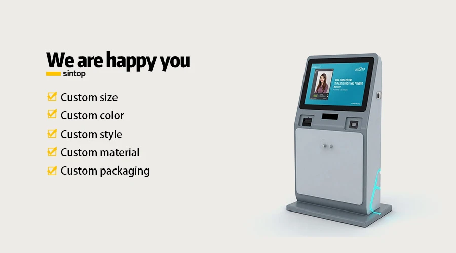 Car Wash Payment Kiosk Interactive Display