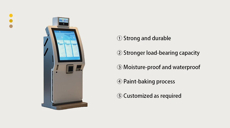 Self Service Reception Interactive Kiosks Solutions Display