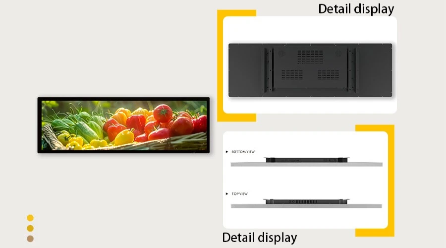 28 .6 Inch LCD Bar Display Double Face Screen Manufacturer 28 .6 Inch LCD Bar Display Double Face Screen Manufacturer