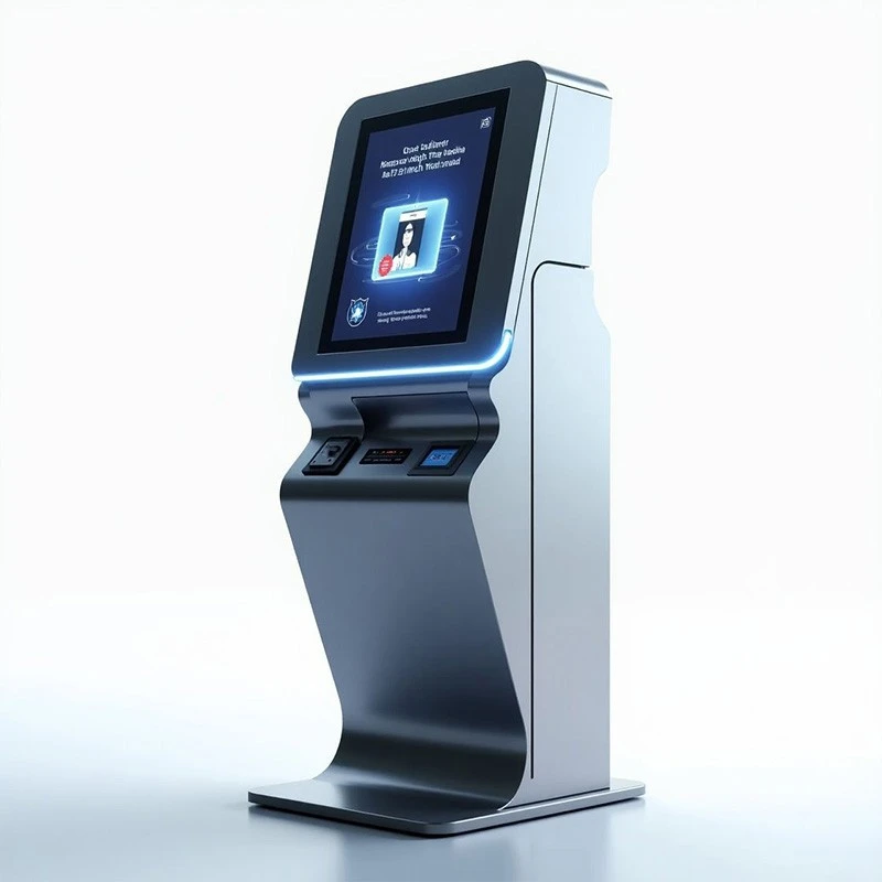 Auto{0}}serviziu Ticketing Display Kiosk Interattivu